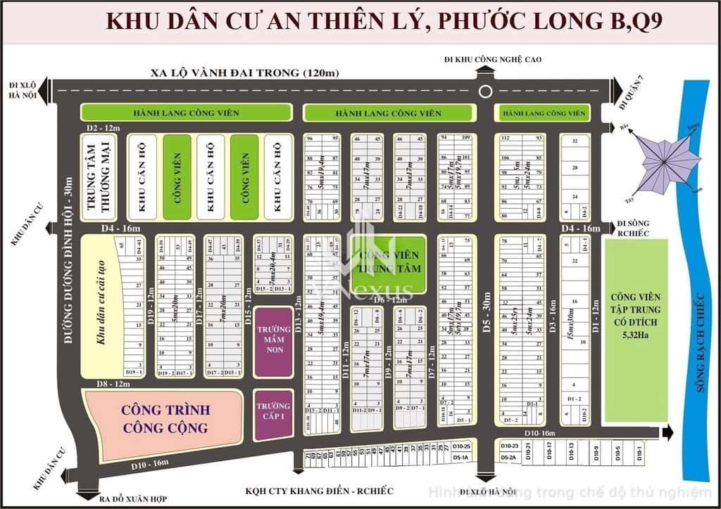 Cần chuyển nhượng lô đất dự án An Thiên Lý, đường 30m, quận 9